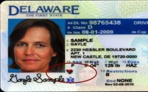 More than half of all Delaware residents have the donor designation on their driver’s license.